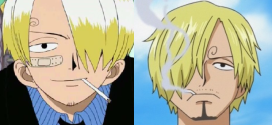 Why are Sanji’s eyebrows curled up?